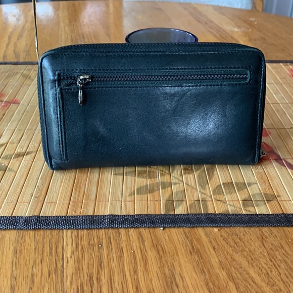 Lodi’s Leather Zip Around Wallet - Picture 3 of 5